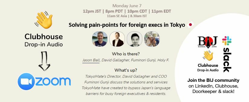 Solving pain-points for foreign execs in Tokyo 🗼 Japan