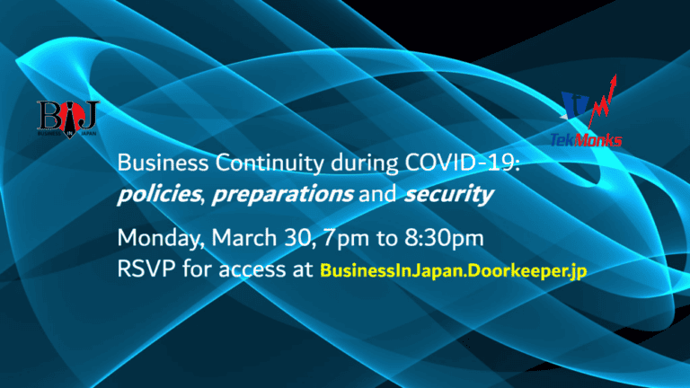 WEBINAR: Business Continuity during COVID-19 – policies, preparations and security