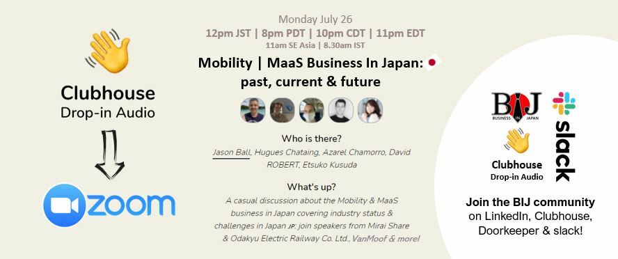 Mobility | MaaS Business In Japan: past, current & future
