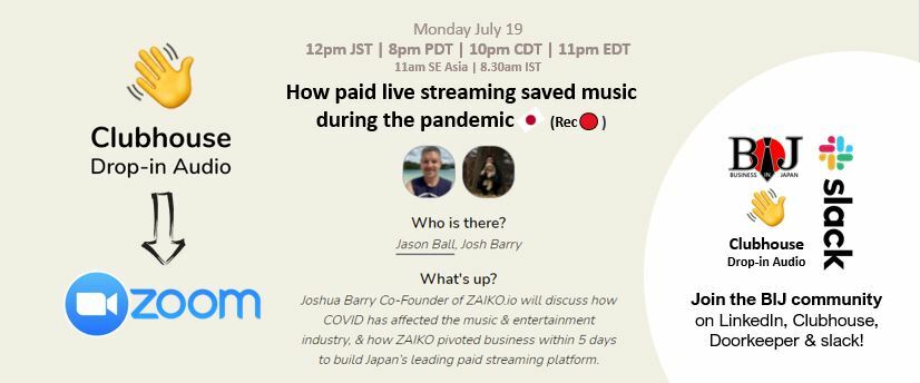 How paid live streaming saved music during the pandemic (on Clubhouse + Zoom Rec🔴)